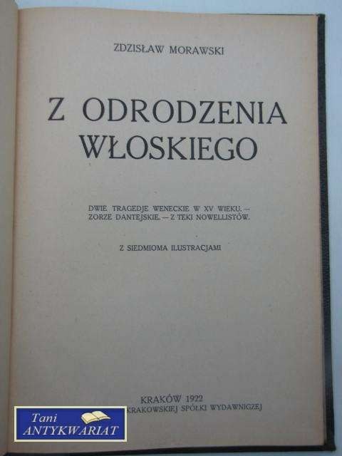 Z ODRODZENIA WŁOSKIEGO