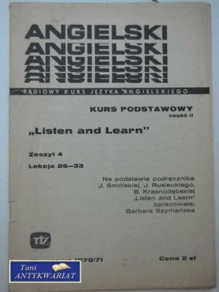 ANGIELSKI KURS PODSTAWOWY CZĘŚĆ II