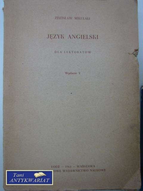JĘZYK ANGIELSKI DLA LEKTORATÓW