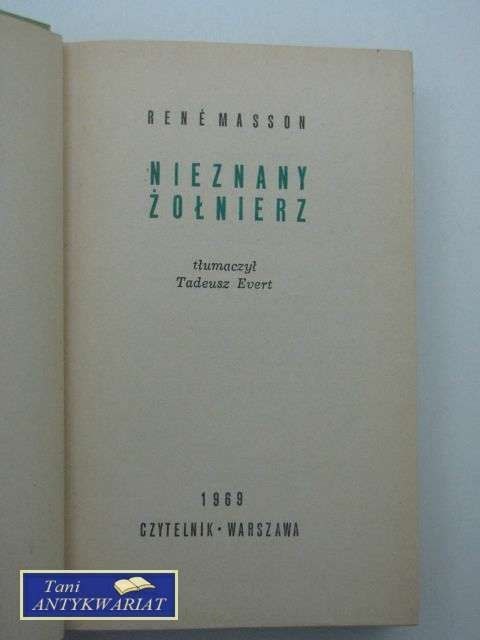 NIEZNANY ŻOŁNIERZ