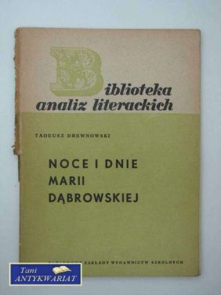 NOCE I DNIE MARII DĄBROWSKIEJ