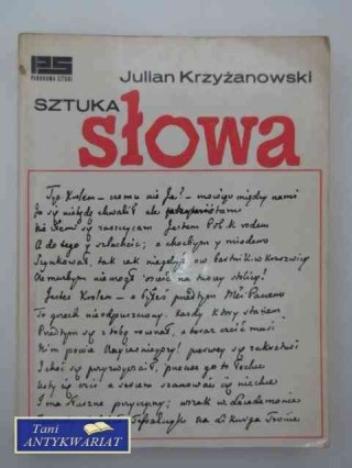 SZTUKA SŁOWA