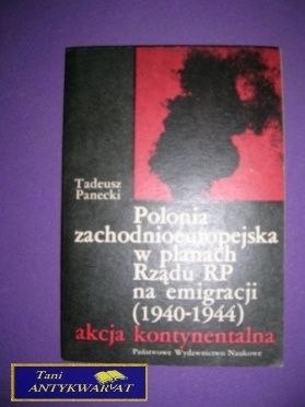 POLONIA ZACHODNIOEUROPEJSKA W PLANACH RZĄDU RP