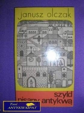 SZYLD PISANY ANTYKWĄ - Janusz Olczak