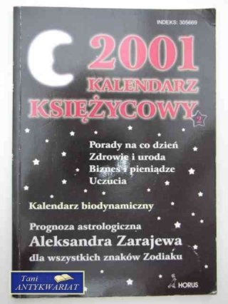 2001 KALENDARZ KSIĘŻYCOWY