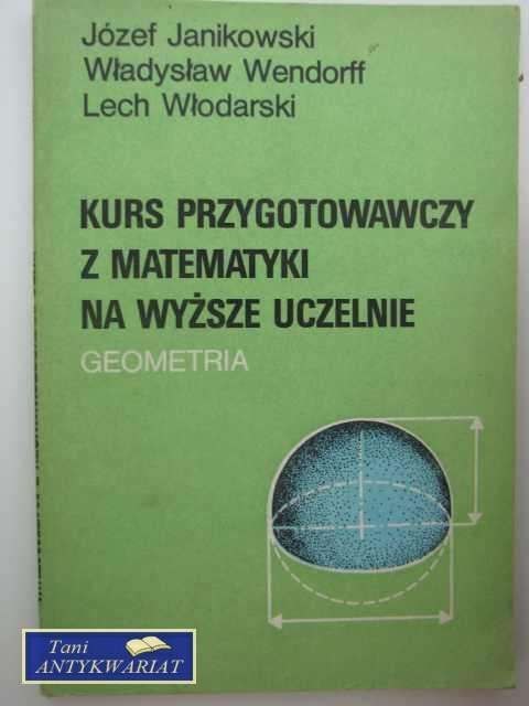 KURS PRZYGOTOWAWCZY Z MATEMATYKI KURS PRZYGOTOWAWCZY Z MATEMATYKI