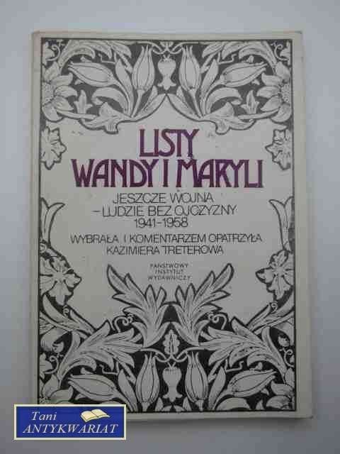 LISTY WANDY I MARYLI
