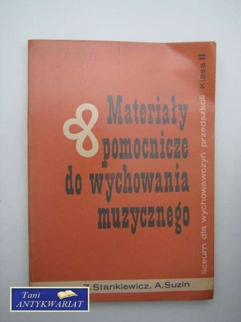 MATERIAŁY POMOCNICZE DO WYCHOWANIA MUZYCZNEGO