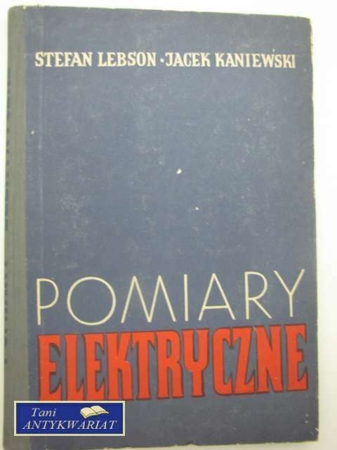 POMIARY ELEKTRYCZNE