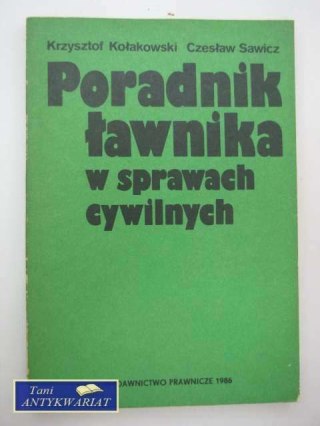 PORADNIK ŁAWNIKA W SPRAWACH CYWILNYCH