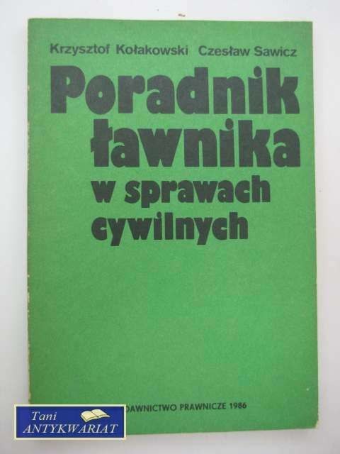 PORADNIK ŁAWNIKA W SPRAWACH CYWILNYCH