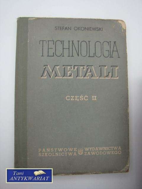 TECHNOLOGIA METALI CZ II