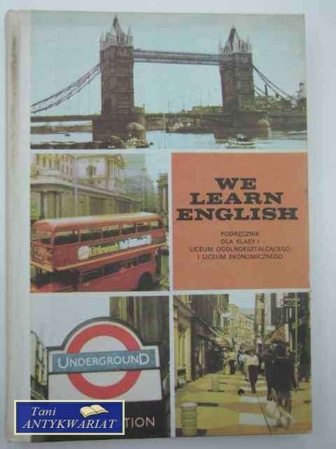 WE LEARN ENGLISH WE LEARN ENGLISH