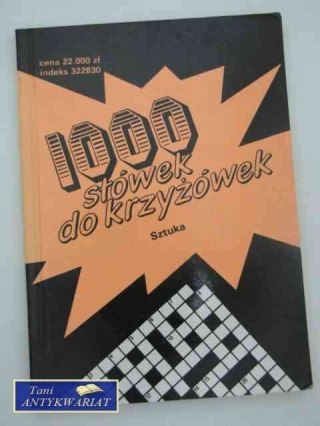 1000 SŁÓWEK DO KRZYŻÓWEK
