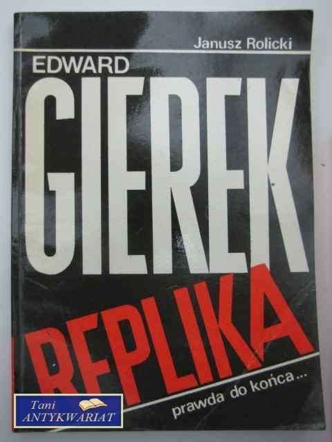 EDWARD GIEREK REPLIKA