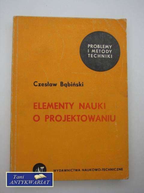 ELEMENTY NAUKI O PROJEKTOWANIU
