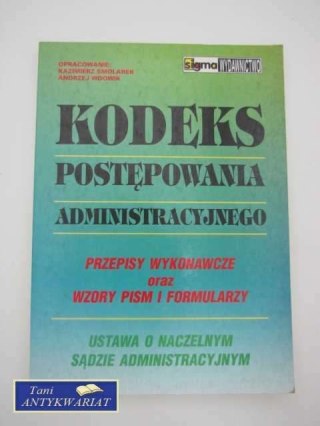 KODEKS POSTĘPOWANIA ADMINISTRACYJNEGO