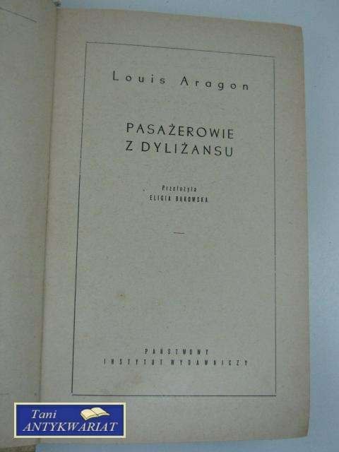 PASAŻEROWIE Z DYLIŻANSU