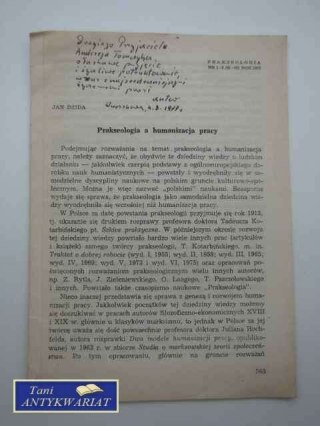 PRAKSEOLOGIA O HUMANIZACJI PRACY