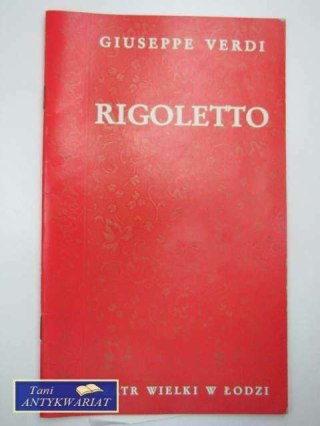RIGOLETTO Verdi Giuseppe