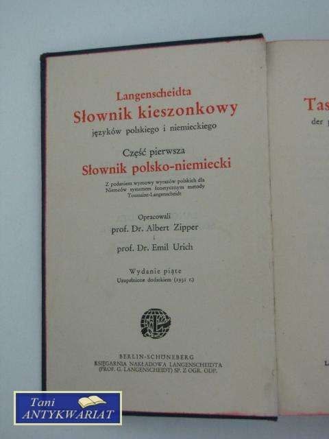 SŁOWNIK KIESZONKOWY PL-NIEM SŁOWNIK KIESZONKOWY PL-NIEM