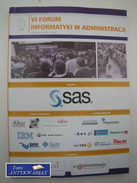 VI FORUM INFORMATYKI VI FORUM INFORMATYKI