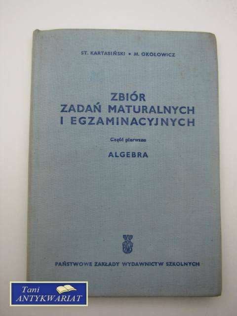 ZBIÓR ZADAŃ MATURALNYCH CZ.1 ZBIÓR ZADAŃ MATURALNYCH CZ.1