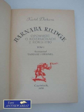 BARNABA RUDGE - tom I