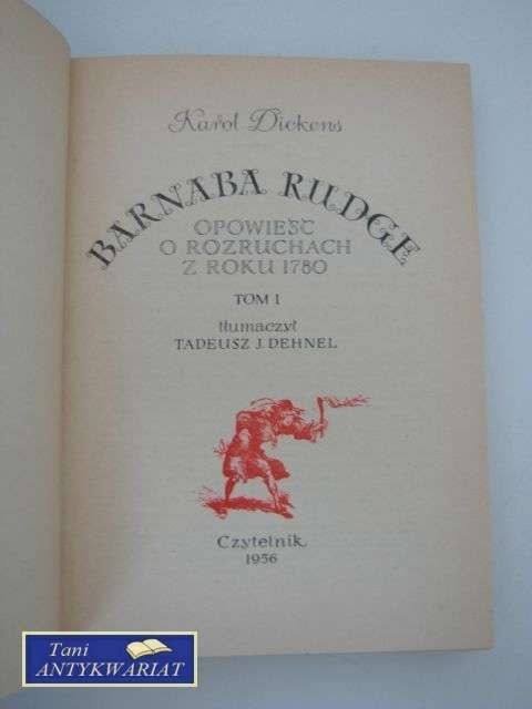 BARNABA RUDGE - tom I