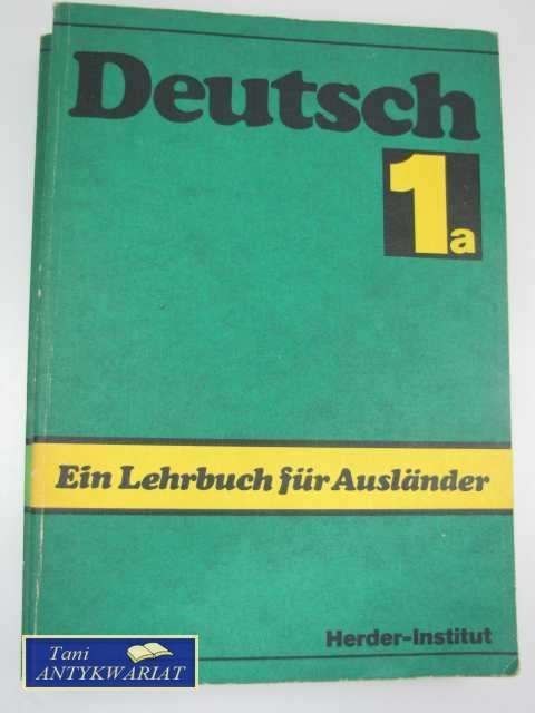 DEUTSCH 1A DEUTSCH 1A