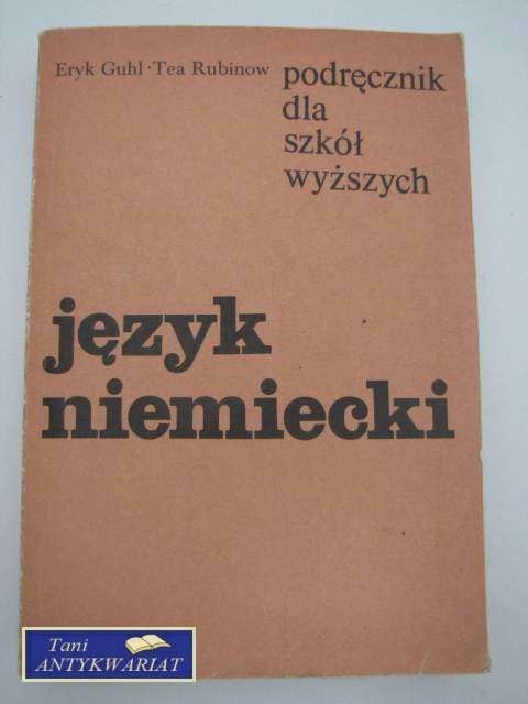 JĘZYK NIEMIECKI DLA SZKÓŁ WYŻSZYCH JĘZYK NIEMIECKI DLA SZKÓŁ WYŻSZYCH