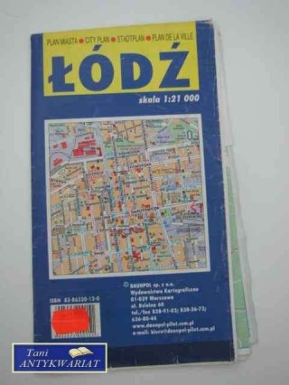 ŁÓDŹ PLAN MIASTA