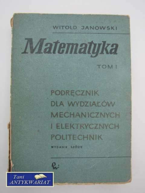 MATEMATYKA TOM I MATEMATYKA TOM I