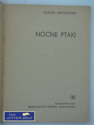 NOCNE PTAKI