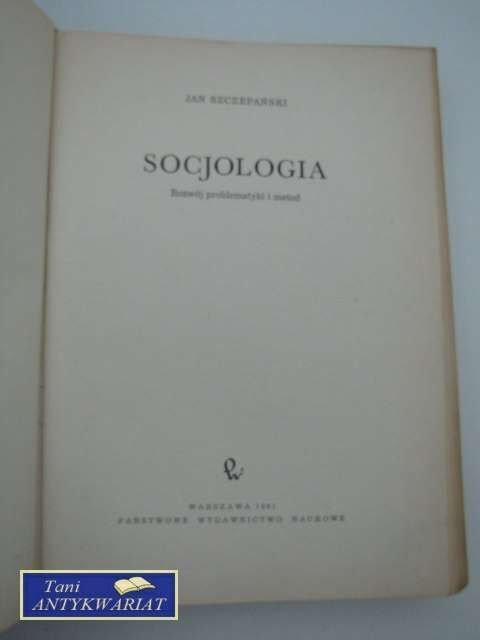 SOCJOLOGIA SOCJOLOGIA