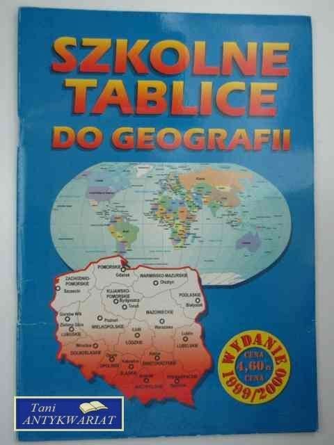 SZKOLNE TABLICE DO GEOGRAFII