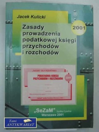 ZASADY PROWADZENIA PODATKOWEJ KSIĘGI