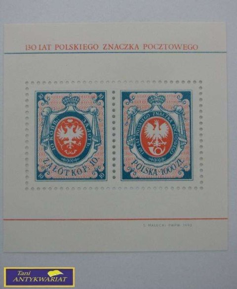 ZNACZEK - 130 lat polskiego znaczka pocztowego