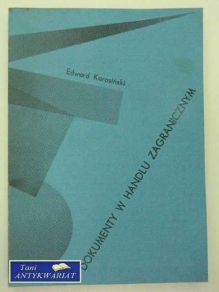 DOKUMENTY W HANDLU ZAGRANICZNYM