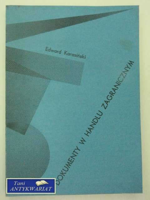 DOKUMENTY W HANDLU ZAGRANICZNYM