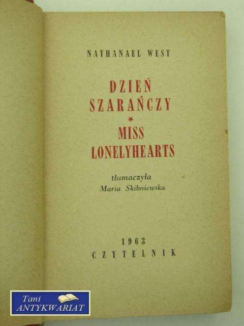 Dzień Szarańczy Miss lonelyhearts