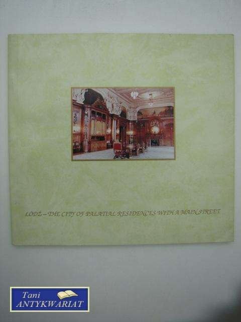 ŁÓDŹ THE CITY PALATIAL RESIDENCE WITH A MAIN STREET