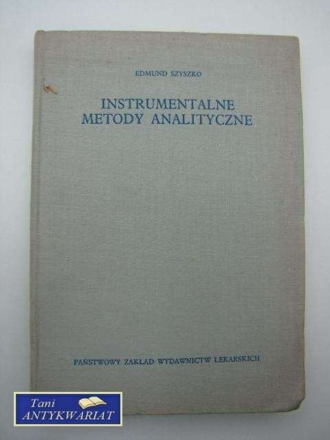 INSTRUMENTALNE METODY ANALITYCZNE