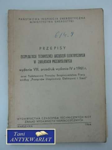 PRZEPISY EKSPLOATACJI TECHNICZNEJ