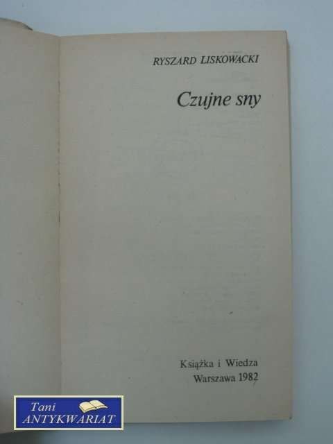 CZUJNE SNY