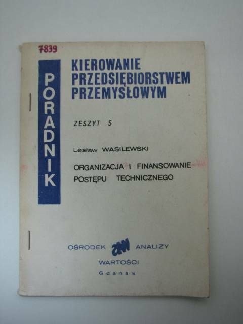 KIEROWANIE PRZEDSIĘBIORSTWEM PRZEMYSŁOWYM zeszyt 5