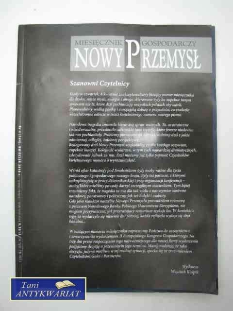 NOWY PRZEMYSŁ NR 4 KWIECIEŃ