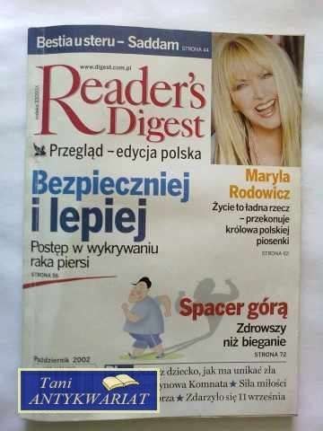 READER'S DIGEST PAŹDZIERNIK 2002