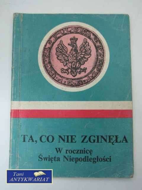 TA CO NIE ZGINĘŁA