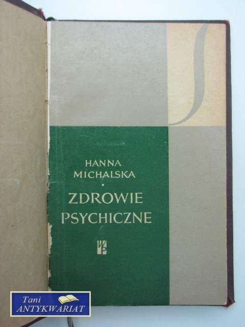 ZDROWIE PSYCHICZNE ZDROWIE PSYCHICZNE